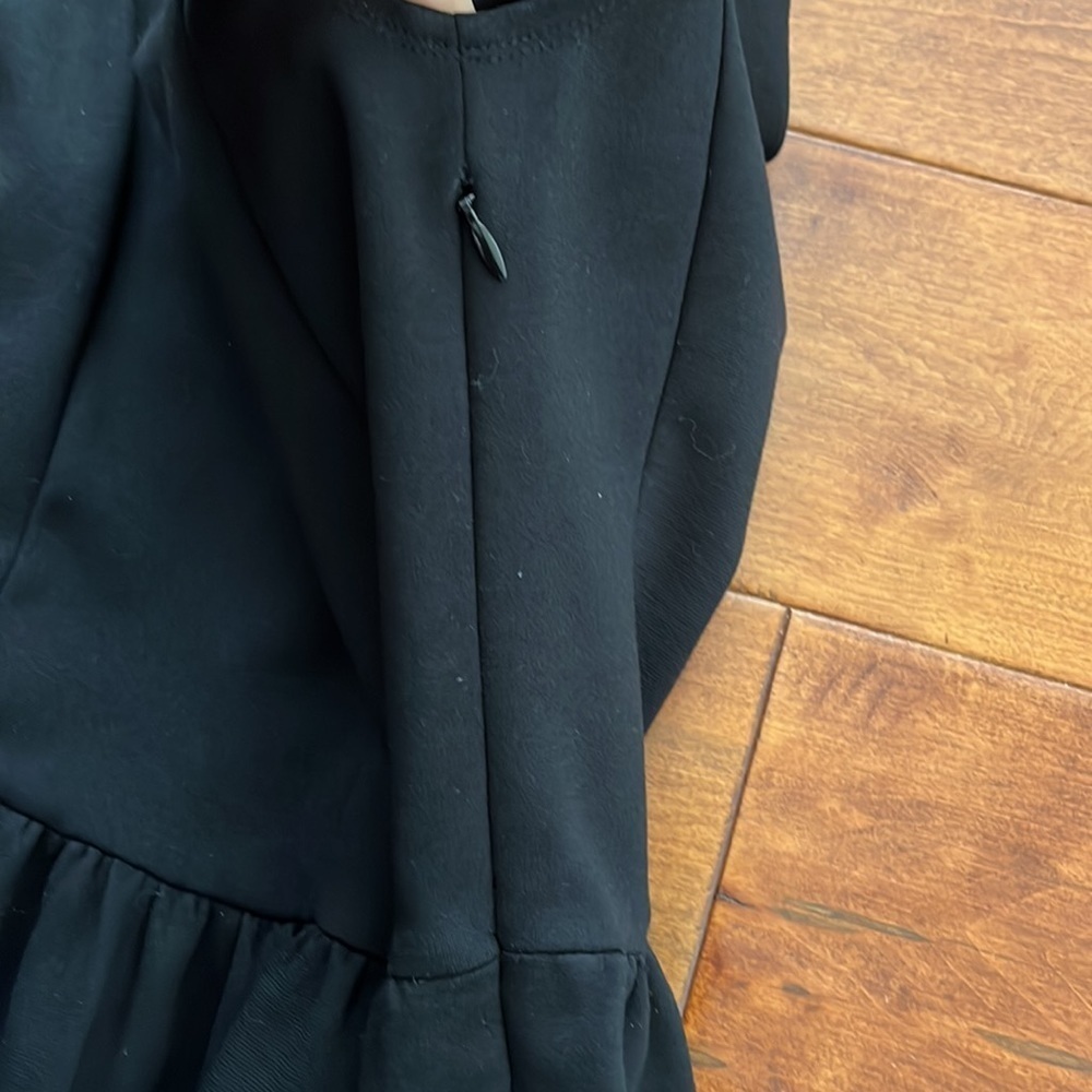 Madewell ponte screenplay black dress with two side pockets Size XS - Picture 11 of 16